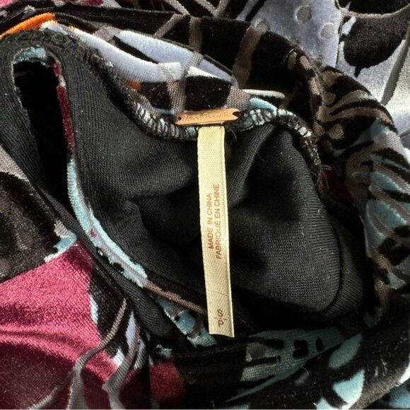 Free People Christine Velvet Mini Dress - S - Picture 7 of 8